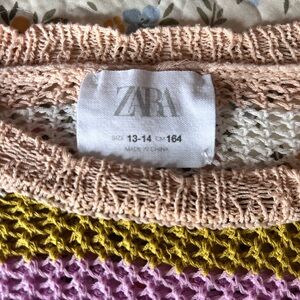 Zara Multicolor Knit Top